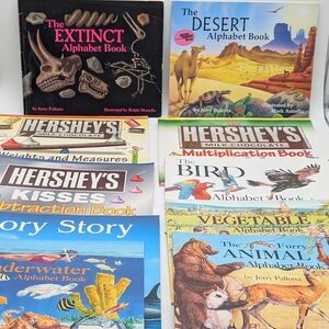 Jerry Pallotta 10Colorful Childrens Alphabet Math Book Collection And Dory Story